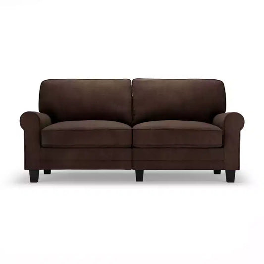 73" RTA Copenhagen Collection Sofa Rye Brown - Serta