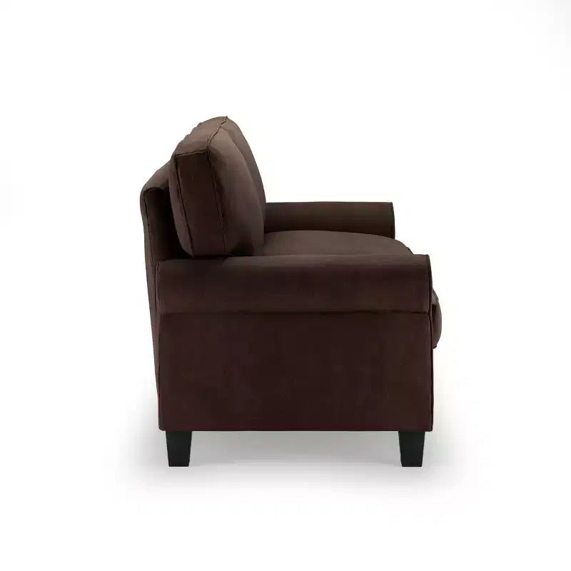 Divano 73" della Copenhagen Collection in Rye Brown - Stile Moderno, Seduta Confortevole