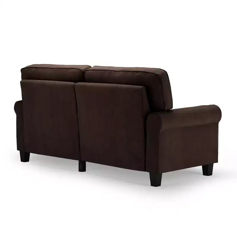 Divano 73" della Copenhagen Collection in Rye Brown - Stile Moderno, Seduta Confortevole