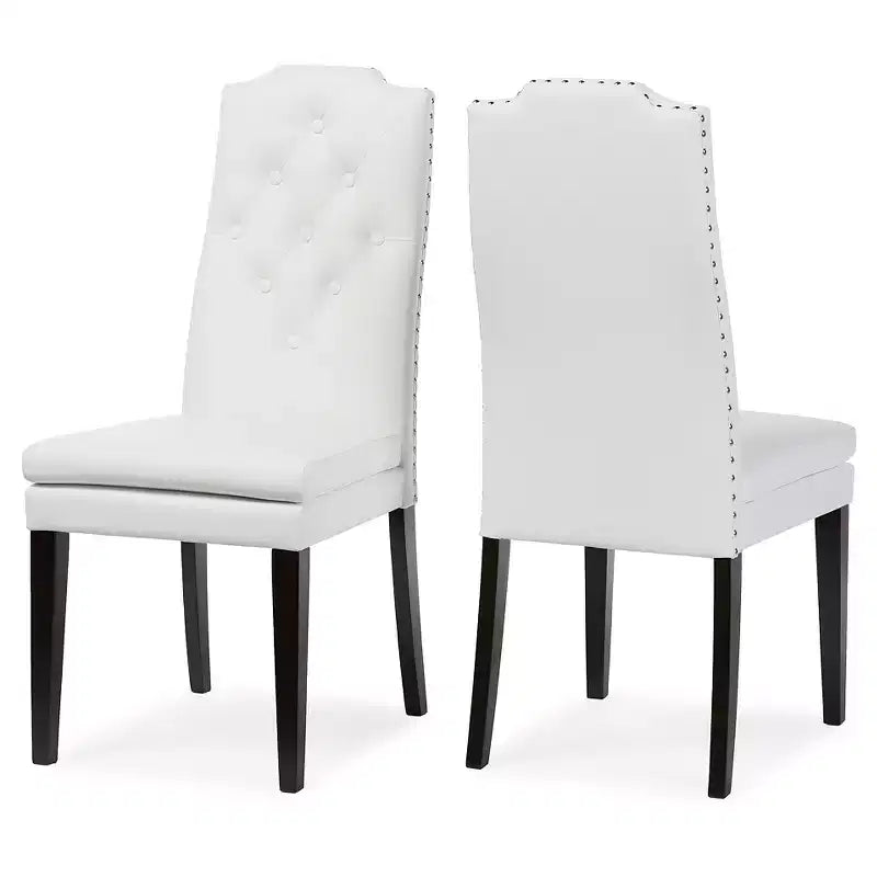 Sedie da pranzo moderne in similpelle, stile contemporaneo, facili da pulire