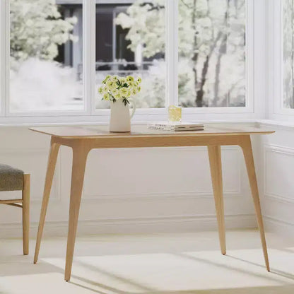 Tavolo da pranzo Gideon - Legno massello, Stile moderno, Costruzione robusta