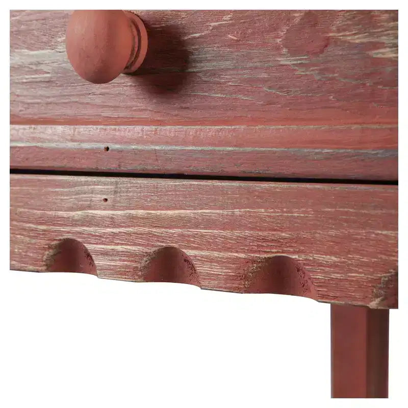 Tavolino rustico da salotto - Finitura anticata, Legno massello, Stile rustico