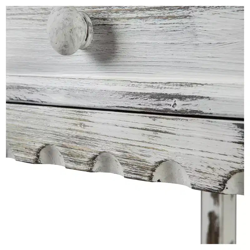 Tavolino rustico da salotto - Finitura anticata, Legno massello, Stile rustico