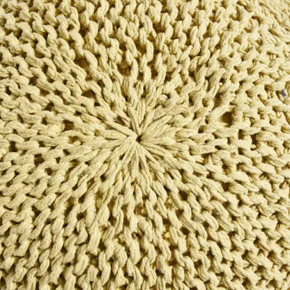 Pouf Moderno Artigianale in Tessuto - Cuscino da Pavimento Versatile per Salotti