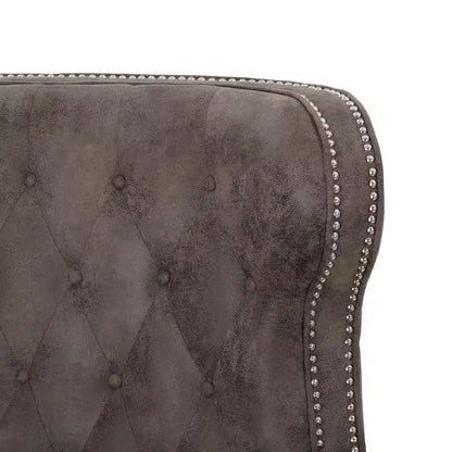 Poltrona reclinabile Walder Tufted - Design classico a spinta, rivestimento in microfibra, supporto lombare