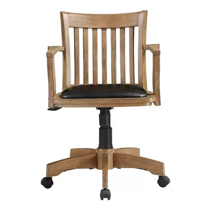 Sedia da Direttore Deluxe in Legno con Sedile Imbottito in Frassino Cerato - Classica Sedia da Ufficio