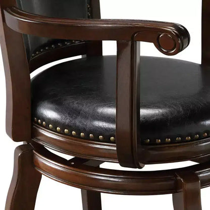 Sgabello Jones da 29" - Design Classico in Legno, Altezza Bancone, Costruzione Robusta