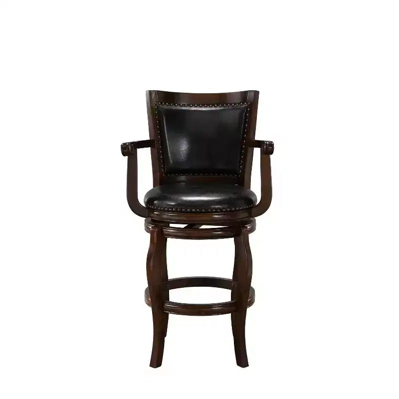 Sgabello Jones da 29" - Design Classico in Legno, Altezza Bancone, Costruzione Robusta
