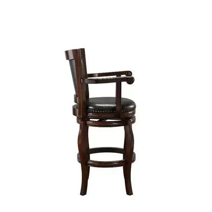 Sgabello Jones da 29" - Design Classico in Legno, Altezza Bancone, Costruzione Robusta