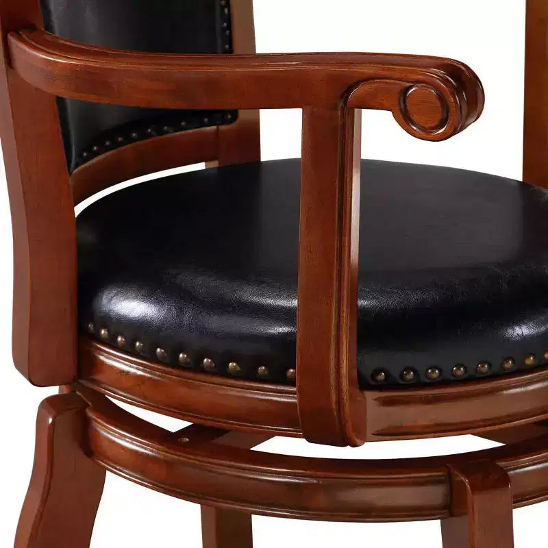 Sgabello Jones da 29" - Design Classico in Legno, Altezza Bancone, Costruzione Robusta