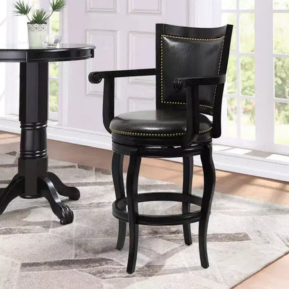 Sgabello Jones da 29" - Design Classico in Legno, Altezza Bancone, Costruzione Robusta