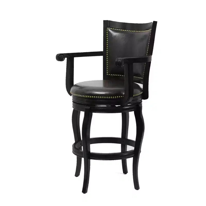 Sgabello Jones da 29" - Design Classico in Legno, Altezza Bancone, Costruzione Robusta