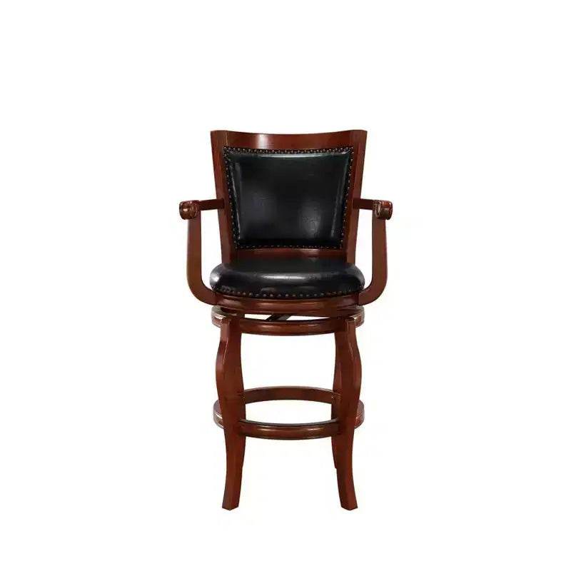 Sgabello Jones da 29" - Design Classico in Legno, Altezza Bancone, Costruzione Robusta