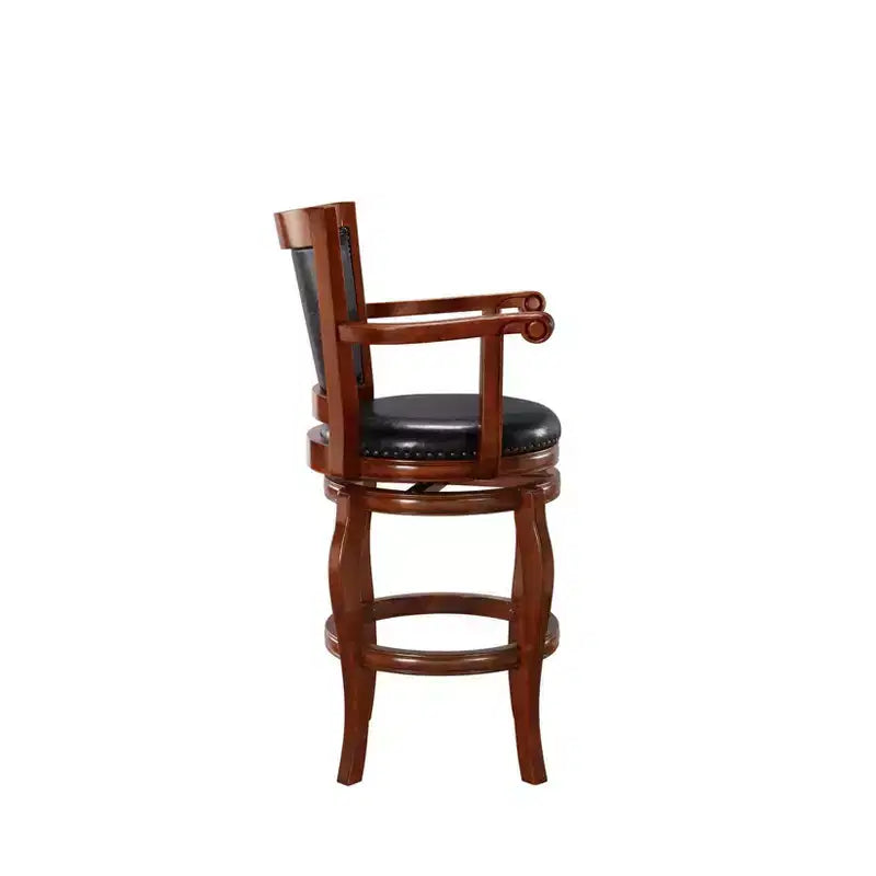 Sgabello Jones da 29" - Design Classico in Legno, Altezza Bancone, Costruzione Robusta