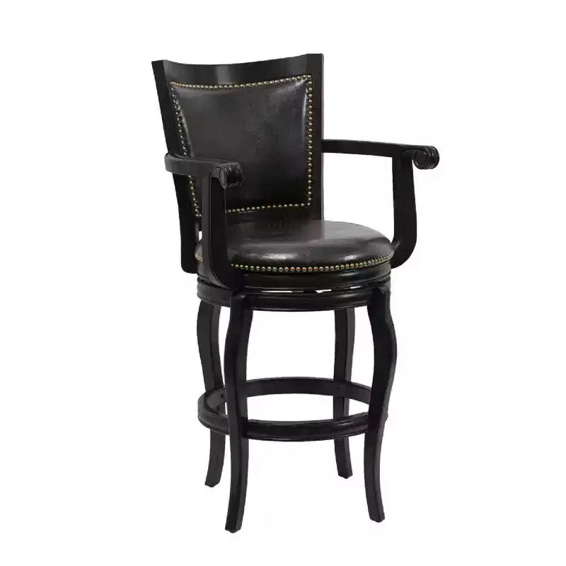 Sgabello Jones da 29" - Design Classico in Legno, Altezza Bancone, Costruzione Robusta