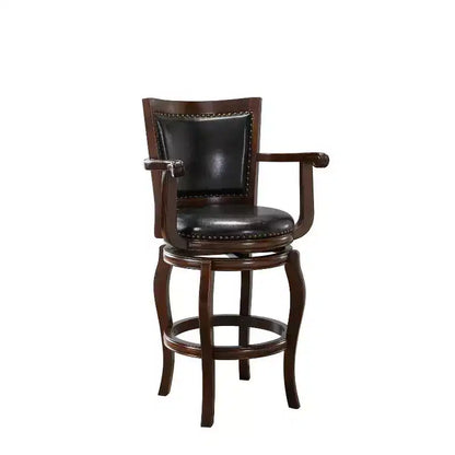 Sgabello Jones da 29" - Design Classico in Legno, Altezza Bancone, Costruzione Robusta